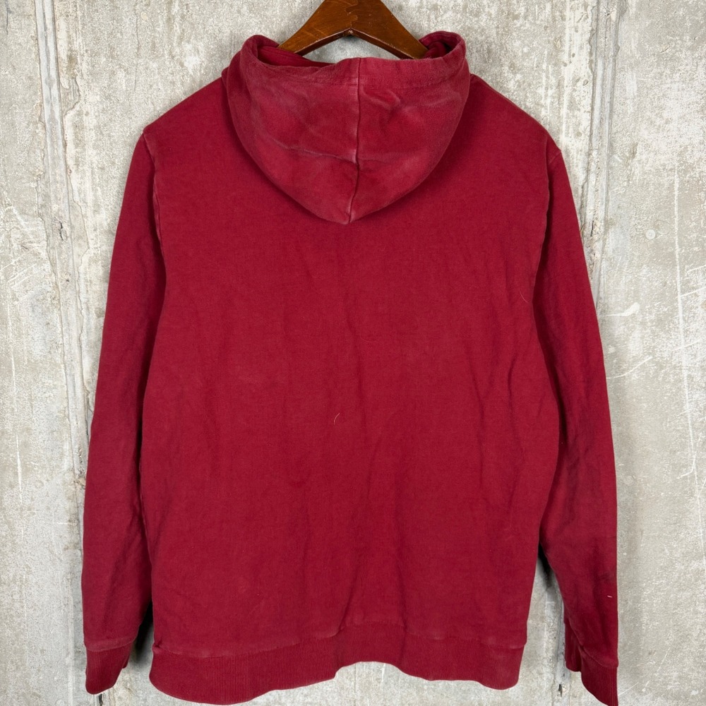 Oakley Mens Regular Fit Logo Hoodie Sweatshirt Red Large CA35460 RN96548 - Picture 3 of 4